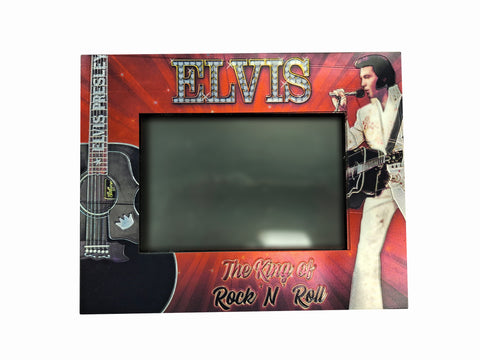 Elvis Picture Frame - '68 Name - Metallic