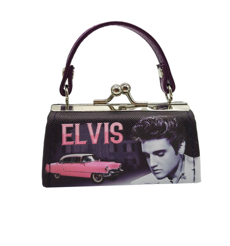 Elvis Mini Purse - Pink Caddy
