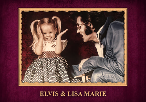 Elvis Postcards with Lisa Marie
