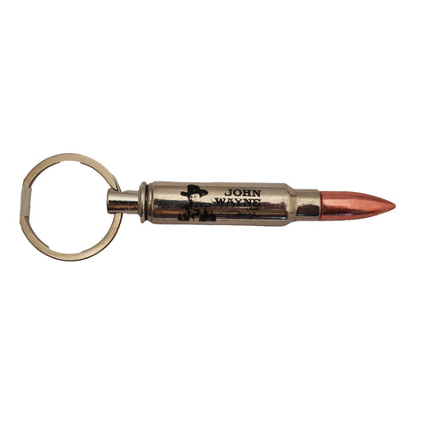 John Wayne Keychain Bottle Opener - Bullet