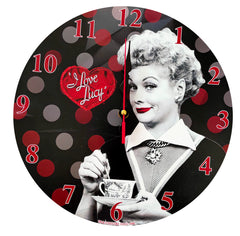 Lucy Clock - Polka Dots