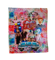 Lucy Throw Blanket - Color Collage