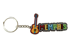 Memphis Keychain - Guitar PVC