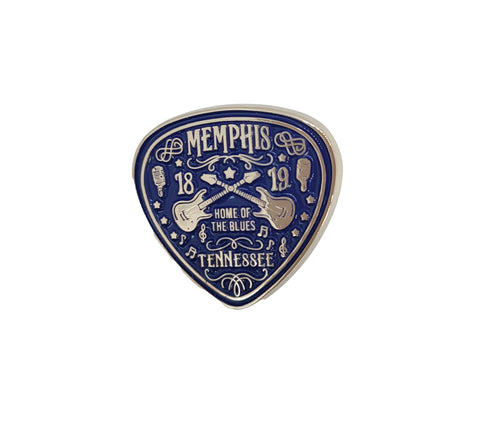 Memphis Pin - Metallic Guitar Pick