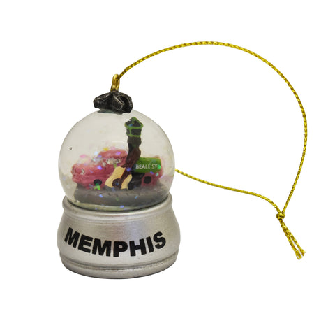 Memphis Snowglobe - Mini Ornament
