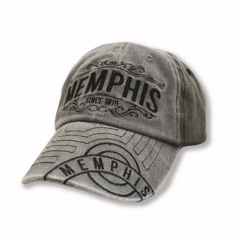 Memphis Cap - Gray And Black Since 1819