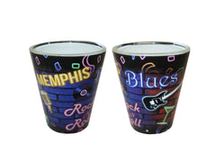 Memphis Shot Glass - Neon Lights