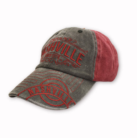 Nashville Cap - Gray And Red Since 1779