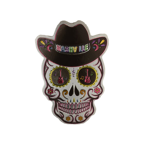 Nashville Magnet - Skull Cowboy Hat