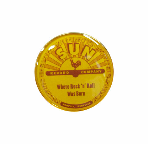 Sun Record Pin - Where Rock 'N' Roll Was Born
