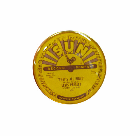 Sun Record Pin - Elvis That's All Right