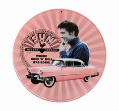 Sun Record Sign - Elvis Pink