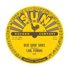 Sun Record Magnet Tin Blue Suede Shoes /Carl Perkins