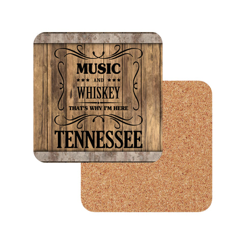 Tennessee Coasters - Music and Whiskey - 6pc Set