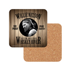 Willie Nelson Coasters - Whiskey - 6pc Set