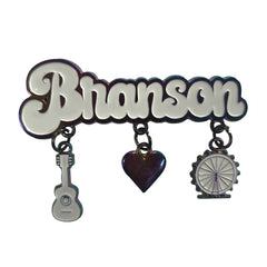 Branson Magnet - Metallic With Charms