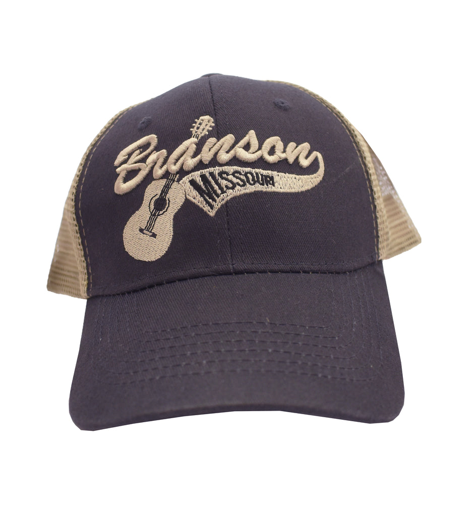 Branson Cap/Trucker Hat - Blue & Gray