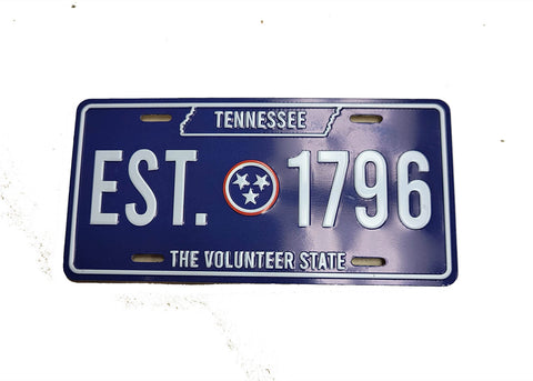 Tennessee Magnet - Lic Plate Est. 1796