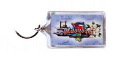 Mississippi Key Chain Elements Lucite