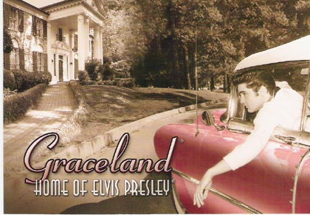 Elvis Postcard In Car/Graceland