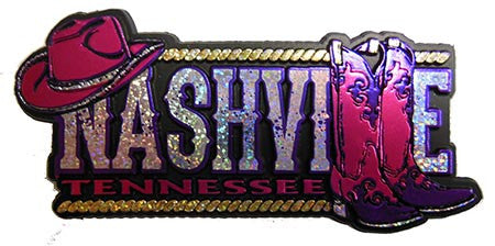 Nashville Magnet Metallic Hat & Boot