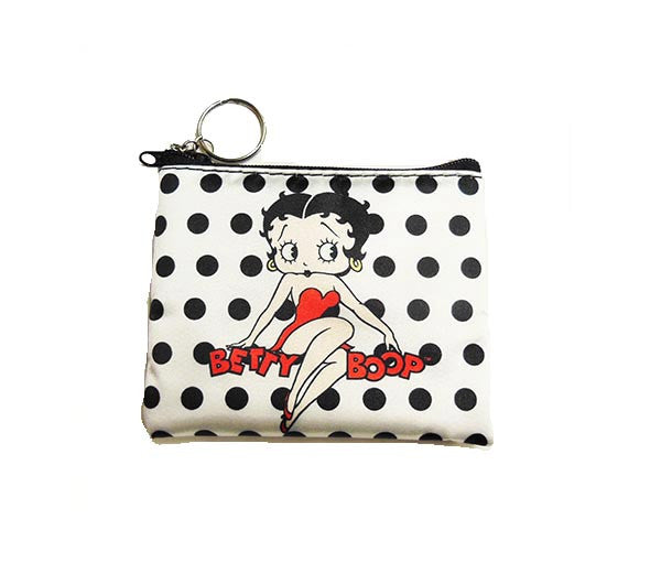 Betty Boop Key Chain/Coin Purse Polka Dots
