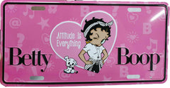Betty Boop License Plate - Attitude
