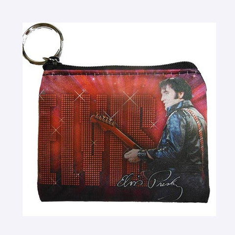 Elvis Key Chain/Coin Purse - '68 Name In Lights