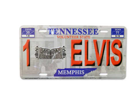 Elvis License Plate 1ELVIS