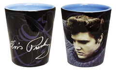 Elvis Shot Glass Blue Sweater Ceramic