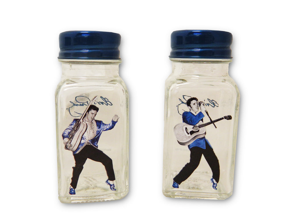 Elvis Salt & Pepper Shakers Blue Suede Shoes