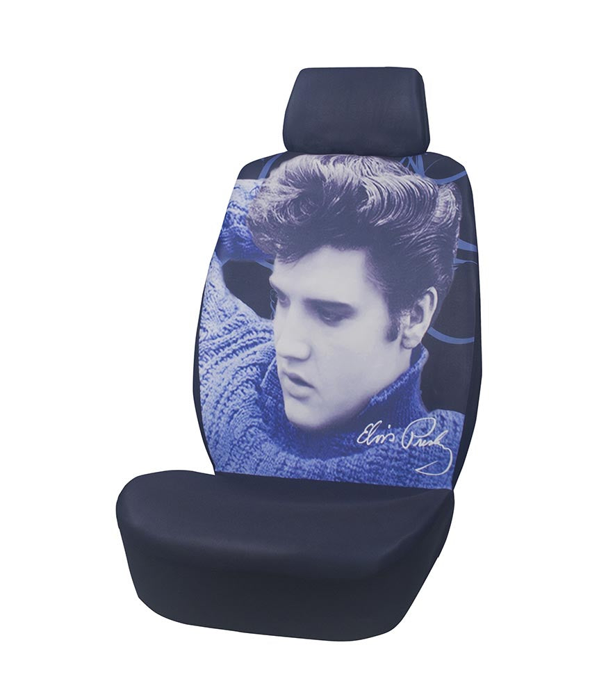 Elvis Universal Seat Cover Blue Sweater