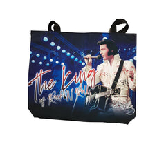 Elvis Tote Bag The King Blue w/White Jumpsuit