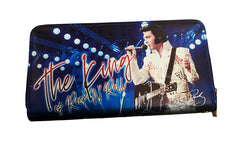 Elvis Wallet The King Blue w/Wht Jumpsuit