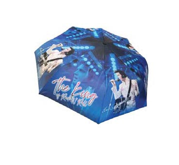 Elvis Umbrella The King Blue w/White Jumpsuit