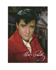Elvis Postcard Red Jacket