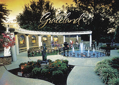 Elvis Postcard Meditation Garden