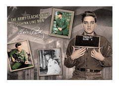 Elvis Postcards Army Photos