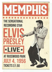 Elvis Postcards Memphis Poster