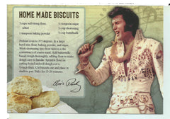 Elvis Postcards Recipe Home Made Biscuits