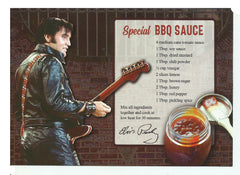 Elvis Postcards Recipe BBQ Sauce