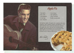 Elvis Postcards Recipe Apple Pie