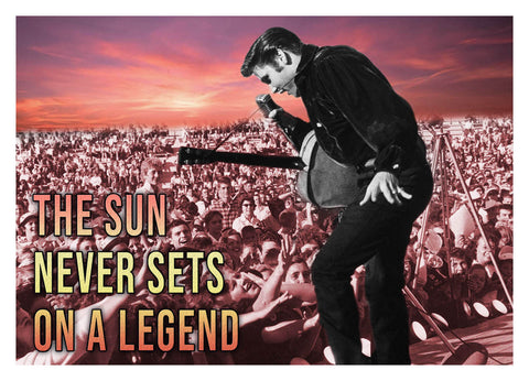 Elvis Postcards Sunset Tupelo