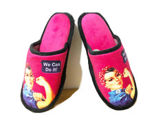 Rosie The Riveter Slippers - We Can Do It