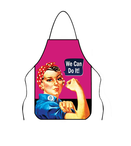 Rosie The Riveter Apron - We Can Do It!
