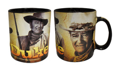John Wayne Mug Embossed Collage