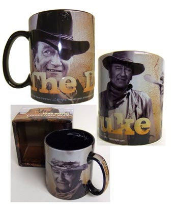John Wayne Mug Embossed Collage