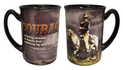 John Wayne Mug - Courage Storm