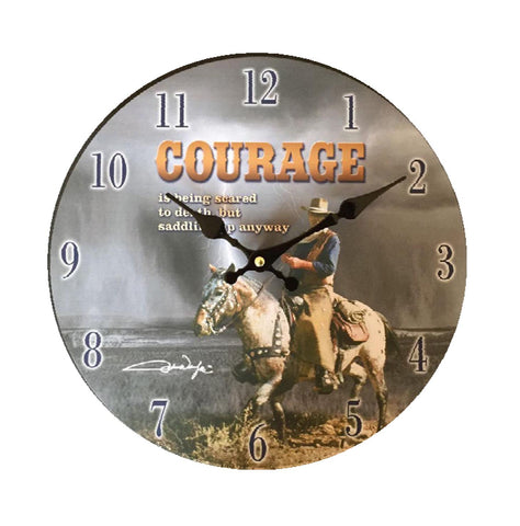 John Wayne Clock Courage