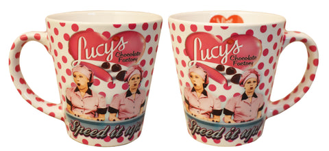 Lucy Mug Chocolate Factory Polka Dots Latte